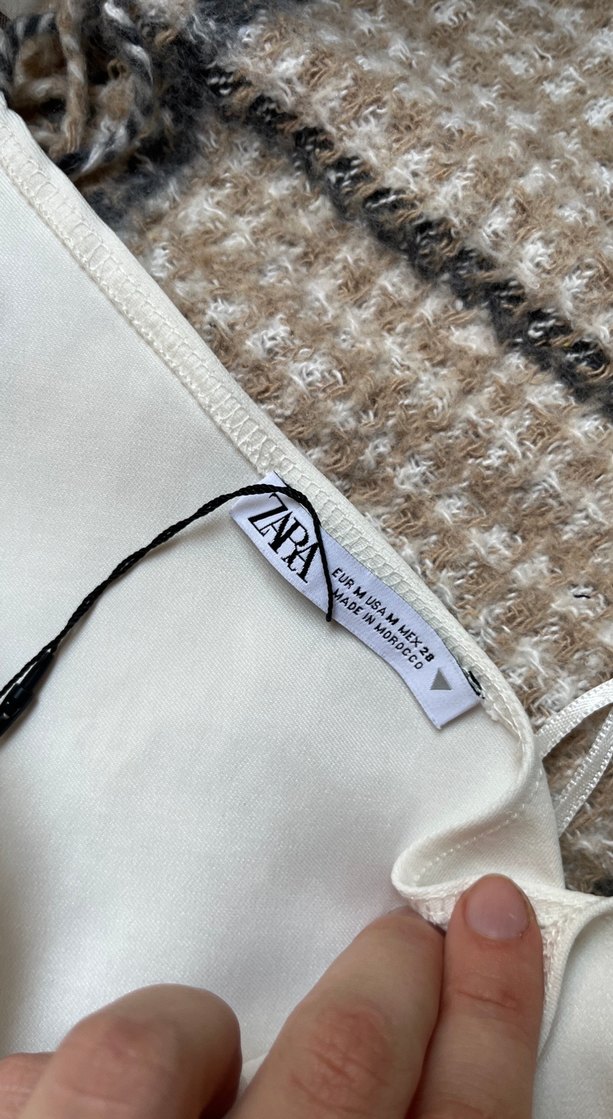 Zara asimetrik gömlek - Görsel 2