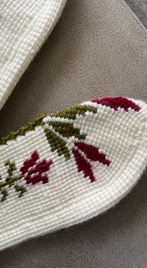 Örgü kadın patik - Görsel 3