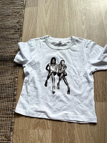 Diğer Crop baby tee kate moss
