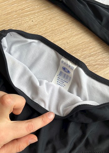 36 Beden siyah Renk Siyah Mini Strappy Bikini Takımı