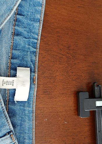 m Beden mavi Renk Açık Mavi Bol Kesim Mini Kot Şort