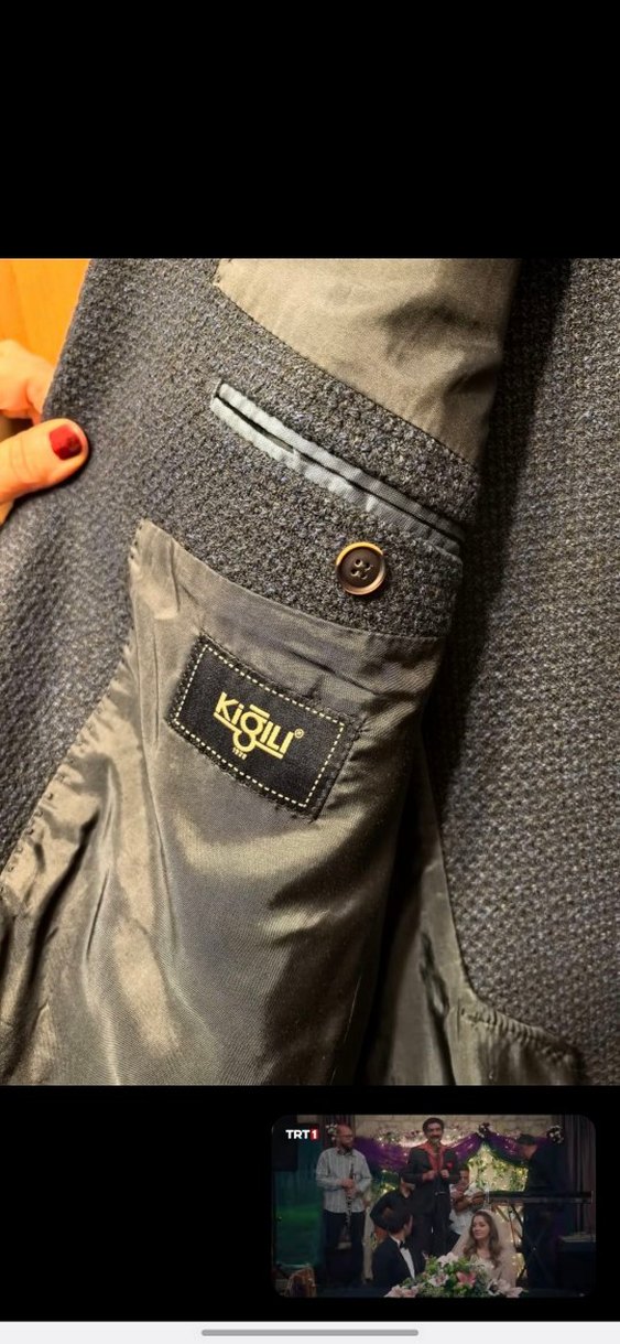 Kığılı Marka 54 beden 4 drop ceket cok iyi durumda - Görsel 3