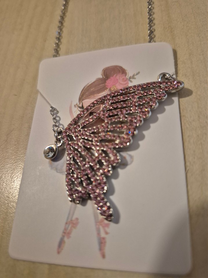 melek kanadı kolye yenı urundur - Görsel 2