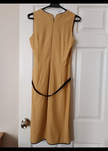 Network 36 bedene Uygun içi hardal elbise dışı kahverengi ceket - Görsel 4