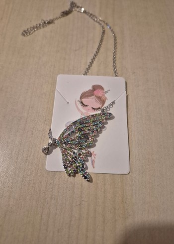 Melek kanadı kolye yenı urundur - Görsel 2