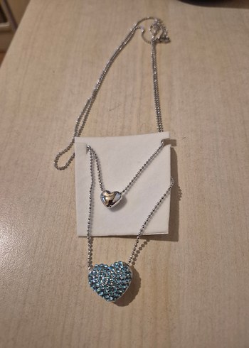 Kalp kolye yenı urundur - Görsel 3