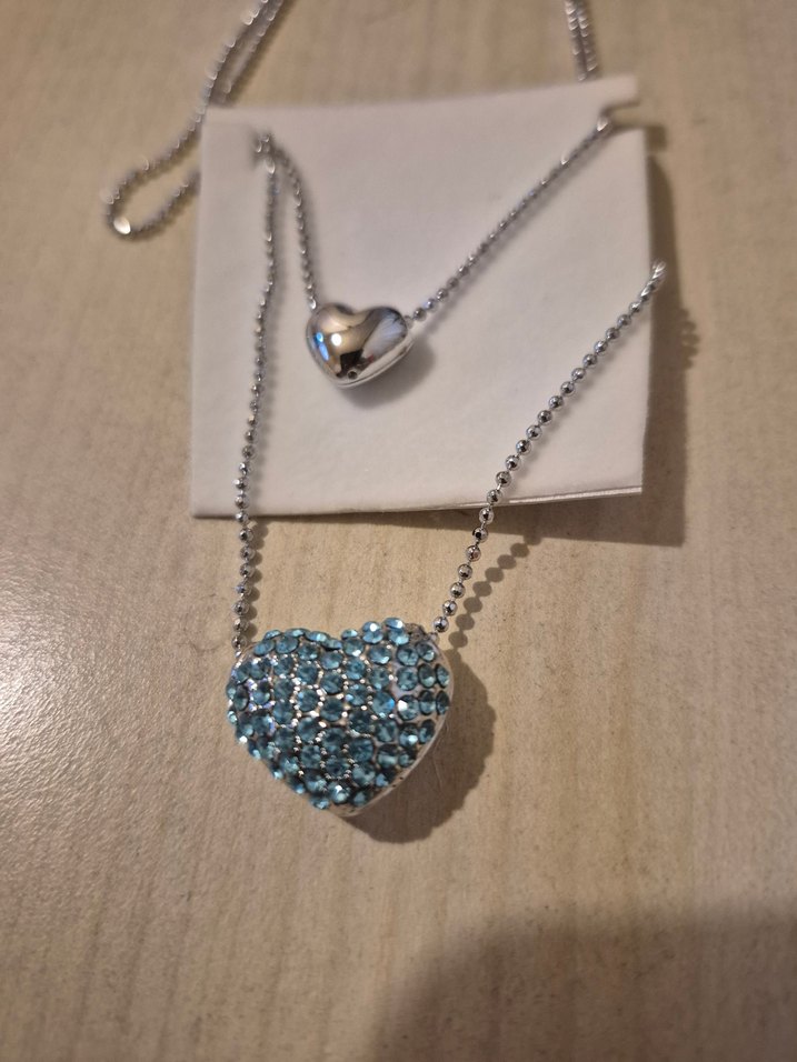 Kalp kolye yenı urundur - Görsel 2