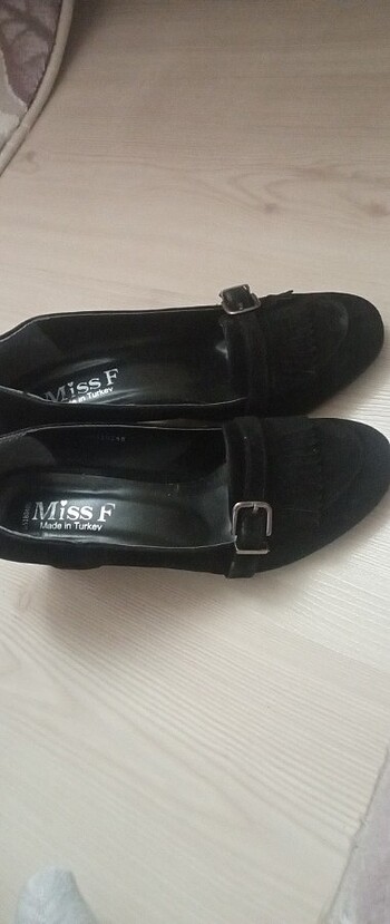 39 Beden siyah Renk Miss f ayakkabı