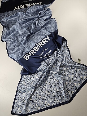 Burbery Çift Taraflı 1000 İpek Şal