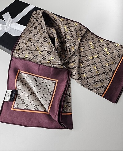 Gucci Yaldızlı 18 momme Eşarp