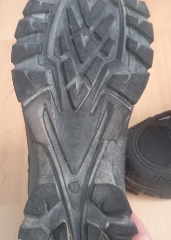 39 Beden Siyah Erkek Spor Ayakkabı Bağcıklı