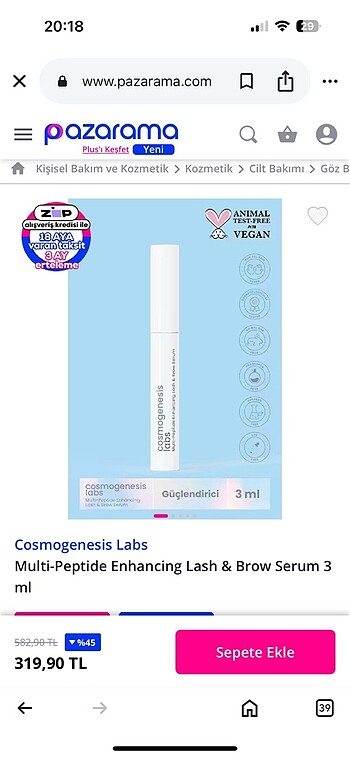 Diğer Kaş kirpik serum