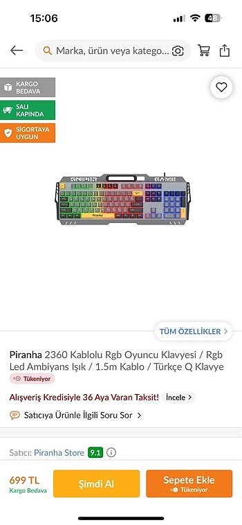 Piranha GAMING KLAYVE