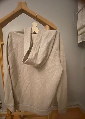 Kız Çocuk Gri Uzun Kollu Örme Sweatshirt - Görsel 2