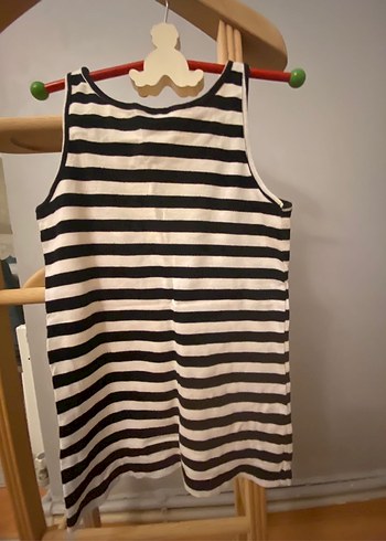 Kız Çocuk Çizgili Kolsuz Basic Atlet - Görsel 2