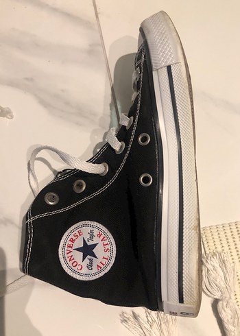 Bağcıklı Siyah Beyaz Spor Ayakkabı - Görsel 3