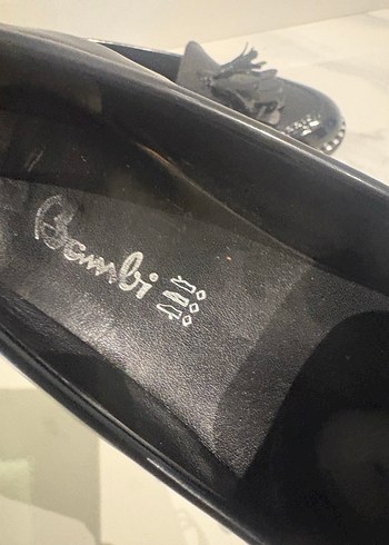 Kız Çocuk Püsküllü Siyah Loafer Ayakkabı - Görsel 5