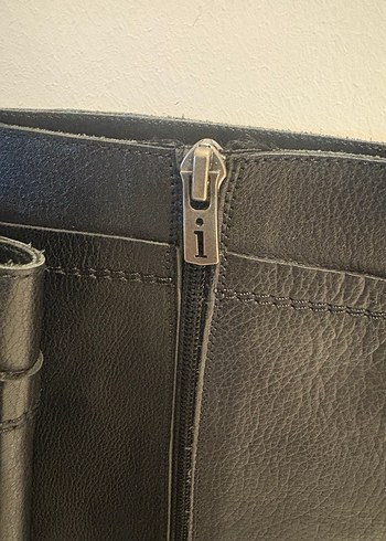 Siyah Deri Tokalı Kadın  çizme - Görsel 5