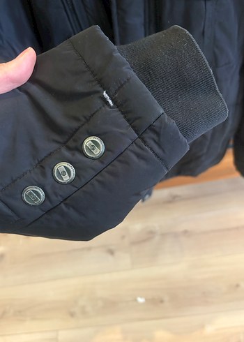 Siyah Erkek mont - Görsel 5