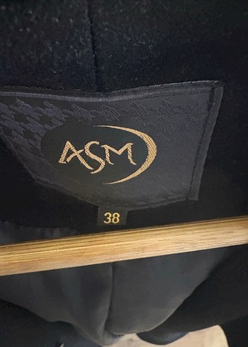 Siyah Uzun Kadın Kaşe Kaban - Görsel 3