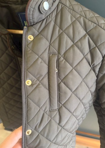 Haki  Kadın Ceket, Düğmeli, Midi Boy - Görsel 7