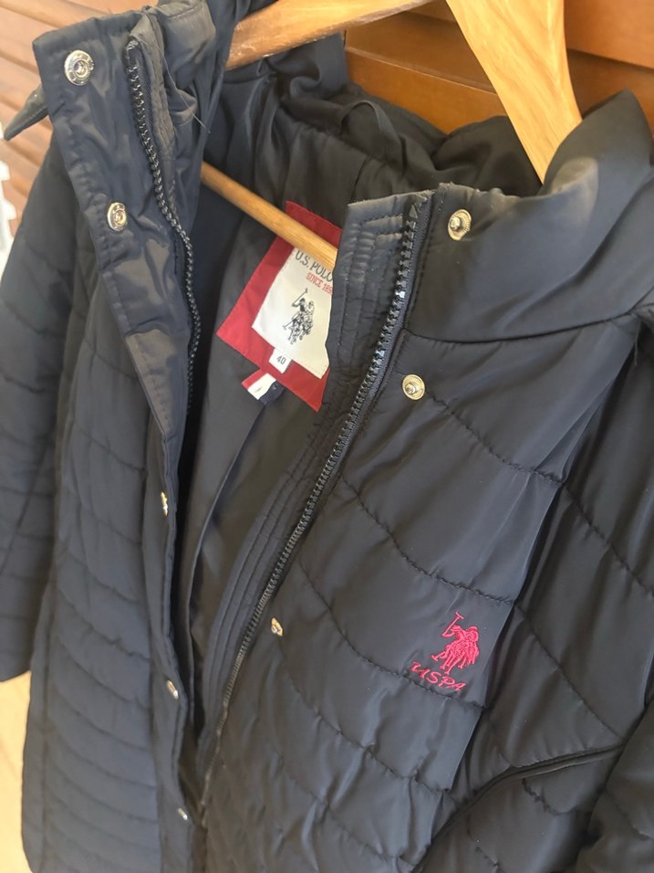 Kadın siyah Midi Kapitone Mont - Görsel 5