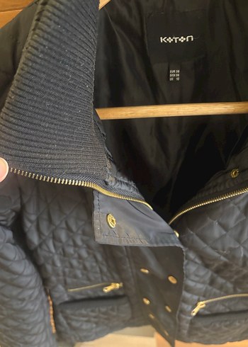 Düğmeli siyah Kadın Ceket - Görsel 6