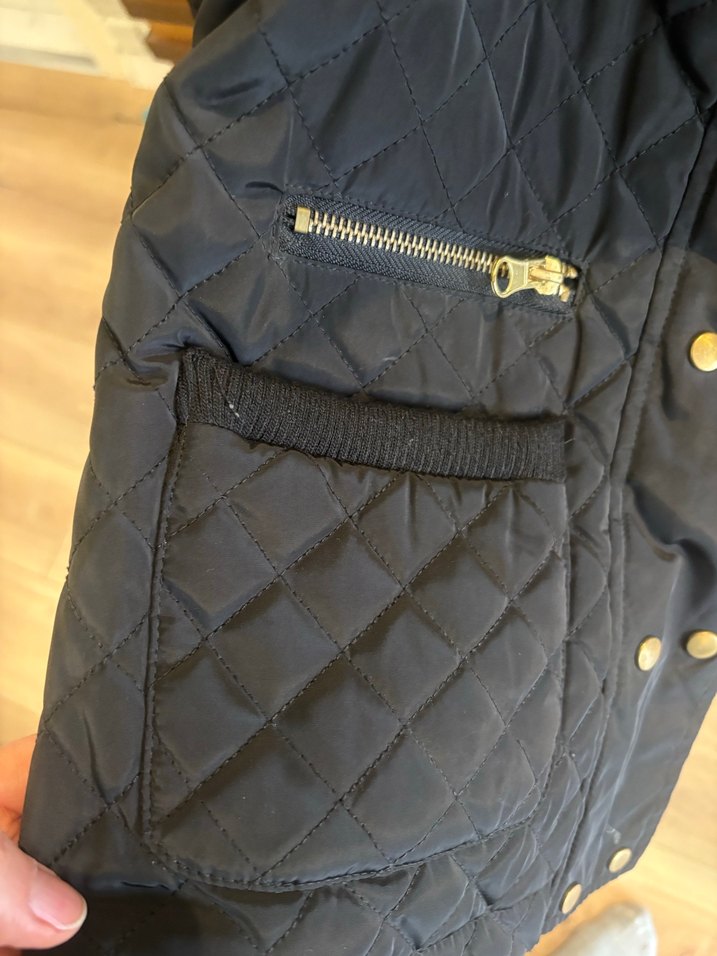 Düğmeli siyah Kadın Ceket - Görsel 5