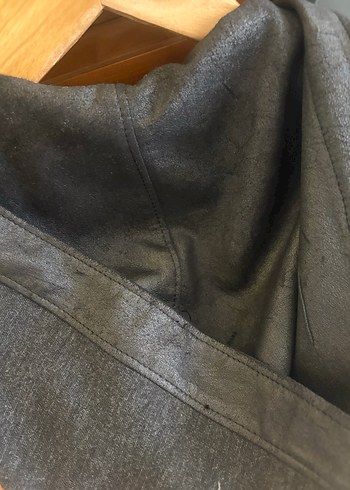 Düğmeli Gri baharlık ceket - Görsel 10