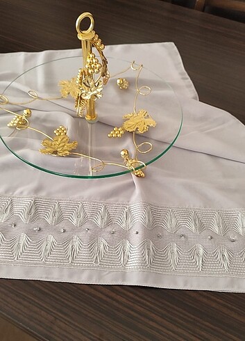 diğer Beden beyaz Renk Arnavut işi namaz örtüsü