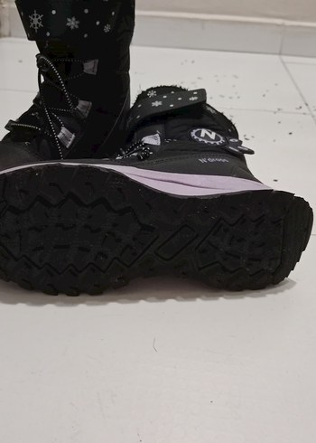 Kız Çocuk Siyah Desenli Goth Botlar - Görsel 4