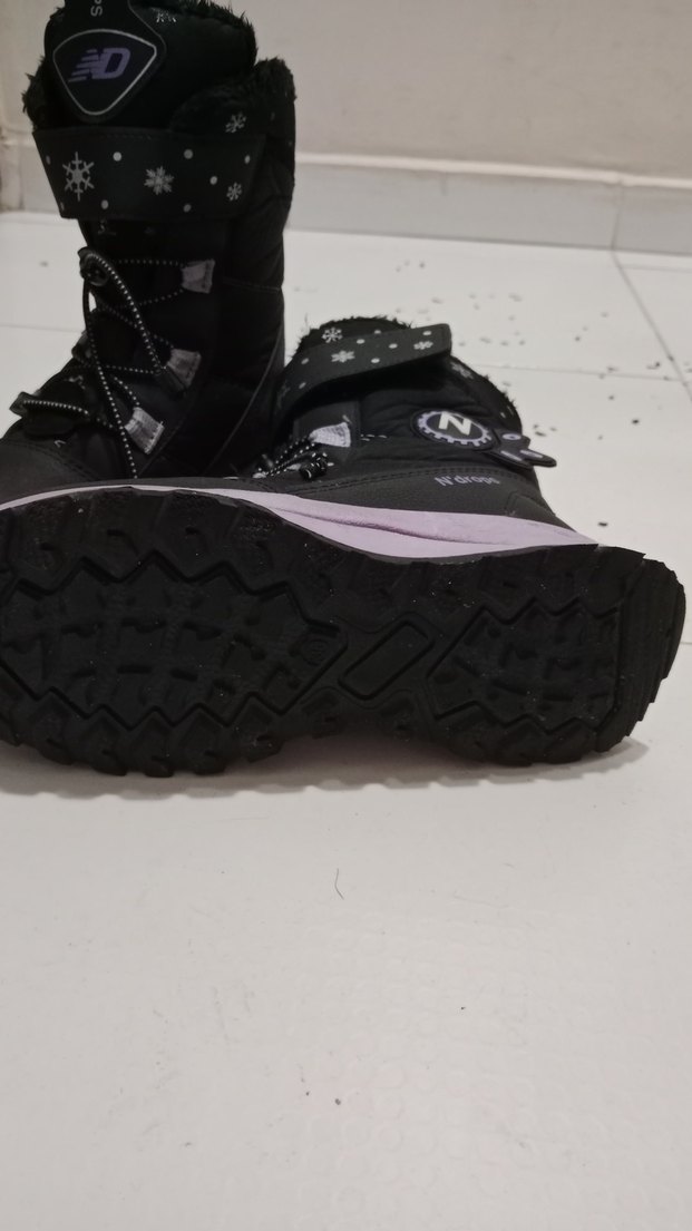 Kız Çocuk Siyah Desenli Goth Botlar - Görsel 4