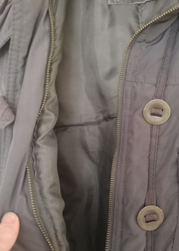 Gri Kürklü Kolsuz Kadın Yelek - Görsel 4