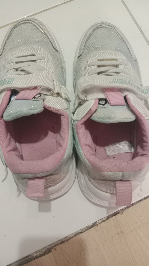 Kız Çocuk Beyaz Tie-Dye Spor Ayakkabı - Görsel 4