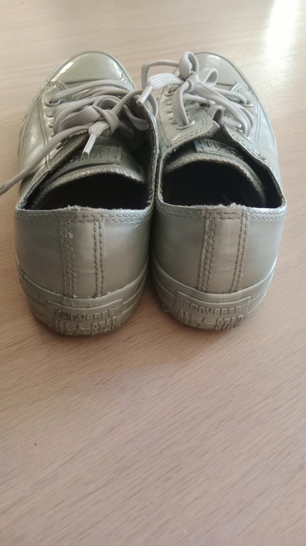 Beyaz Kadın Spor Ayakkabı Bağcıklı Converse - Görsel 2