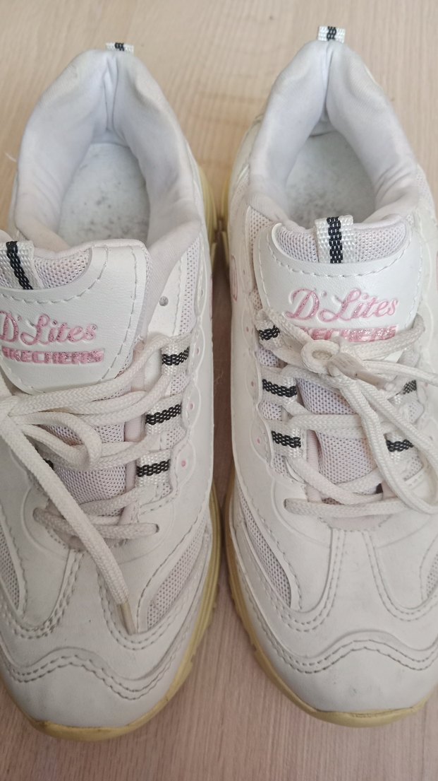 Beyaz Bağcıklı Kadın Spor Ayakkabı - Görsel 2