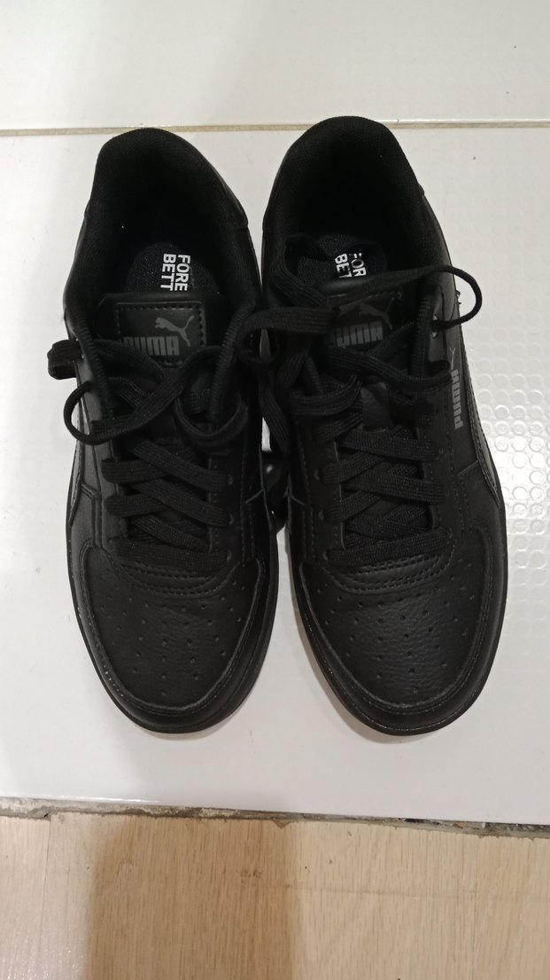 Siyah  puma Kadın Spor Ayakkabı yeni alındı bir kere giyildi . - Görsel 2
