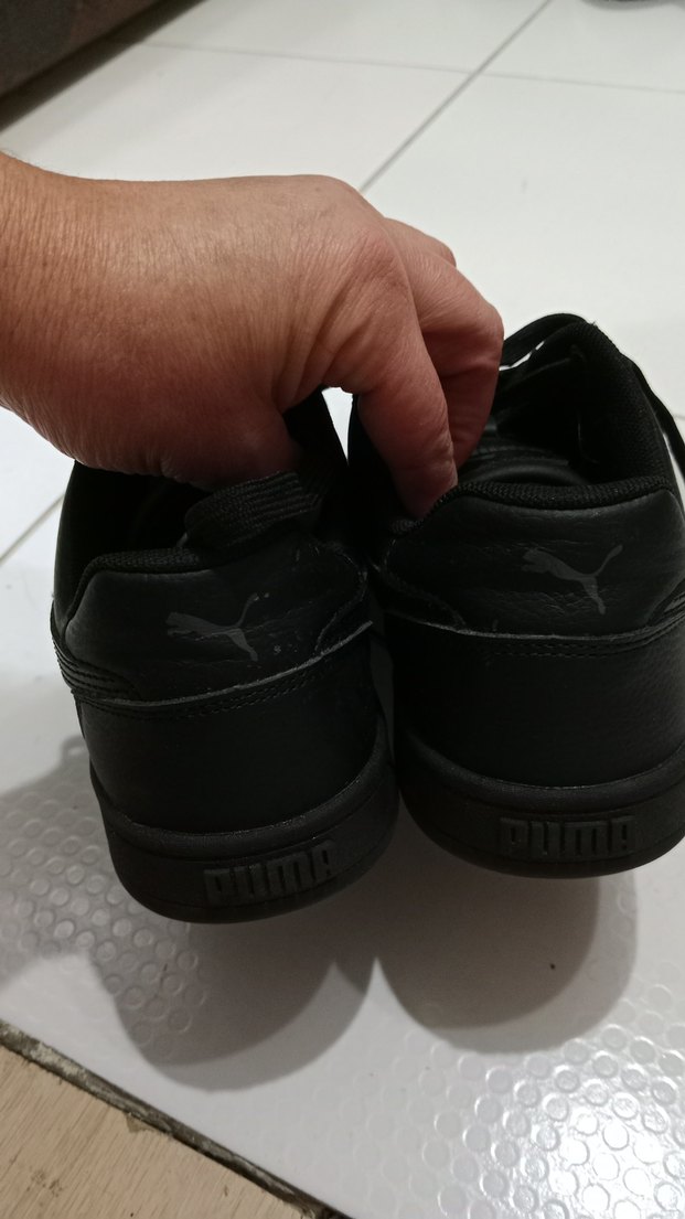 Siyah  puma Kadın Spor Ayakkabı yeni alındı bir kere giyildi . - Görsel 4