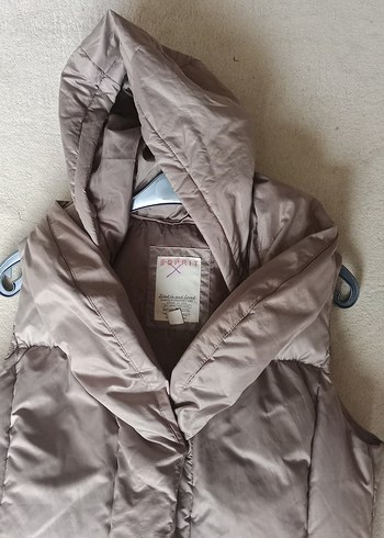 Düğmeli Gri Kadın Yelek - Görsel 5