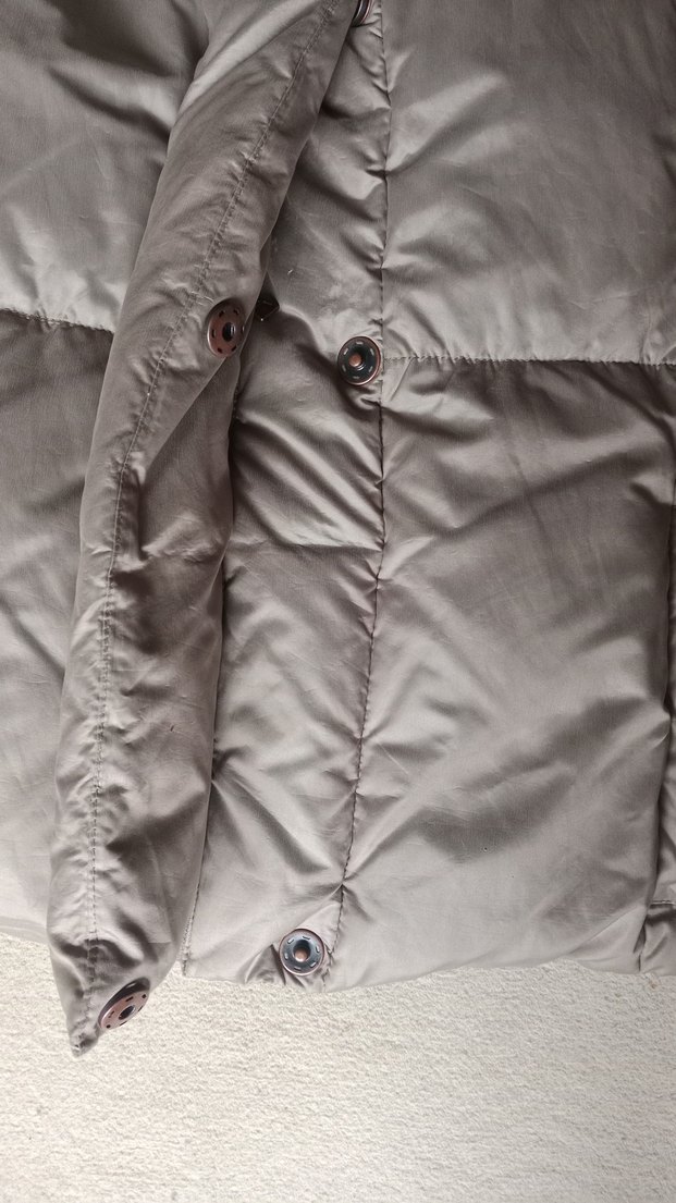 Düğmeli Gri Kadın Yelek - Görsel 4