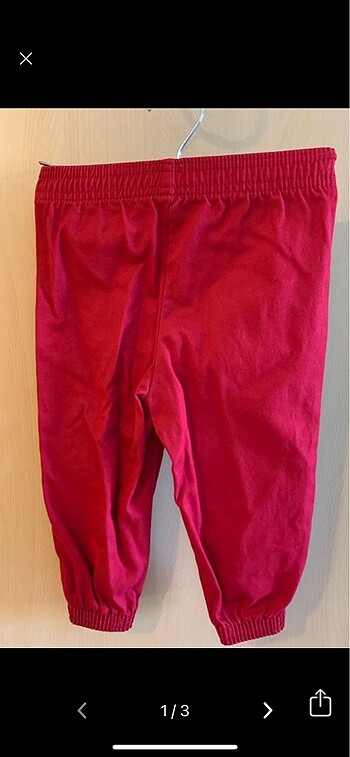 Yeni Nautica kırmızı pantolon 2 yaş