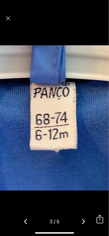 6-9 Ay Beden Panço şişme yelek 6-12 ay