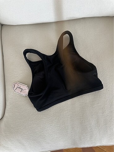 s Beden Ortası tül detay bikini üstü