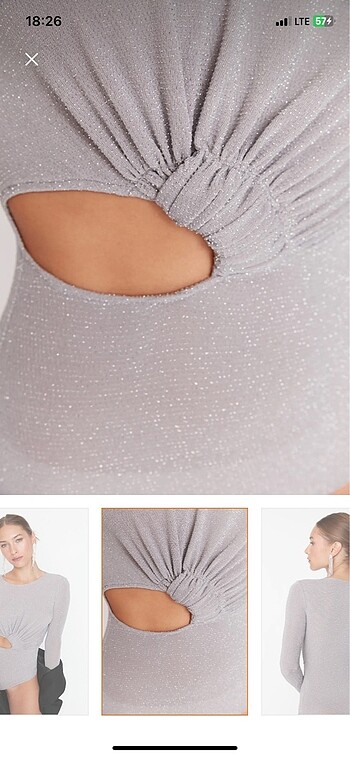xs Beden mor Renk Lila simli bodysuit