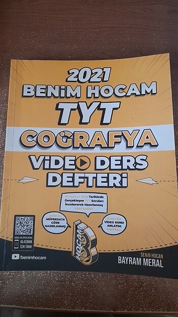 Benim Hocam Yayınları Tyt Coğrafya Video Ders Defteri