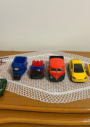 Renkli Oyuncak Arabalar Seti - Görsel 2
