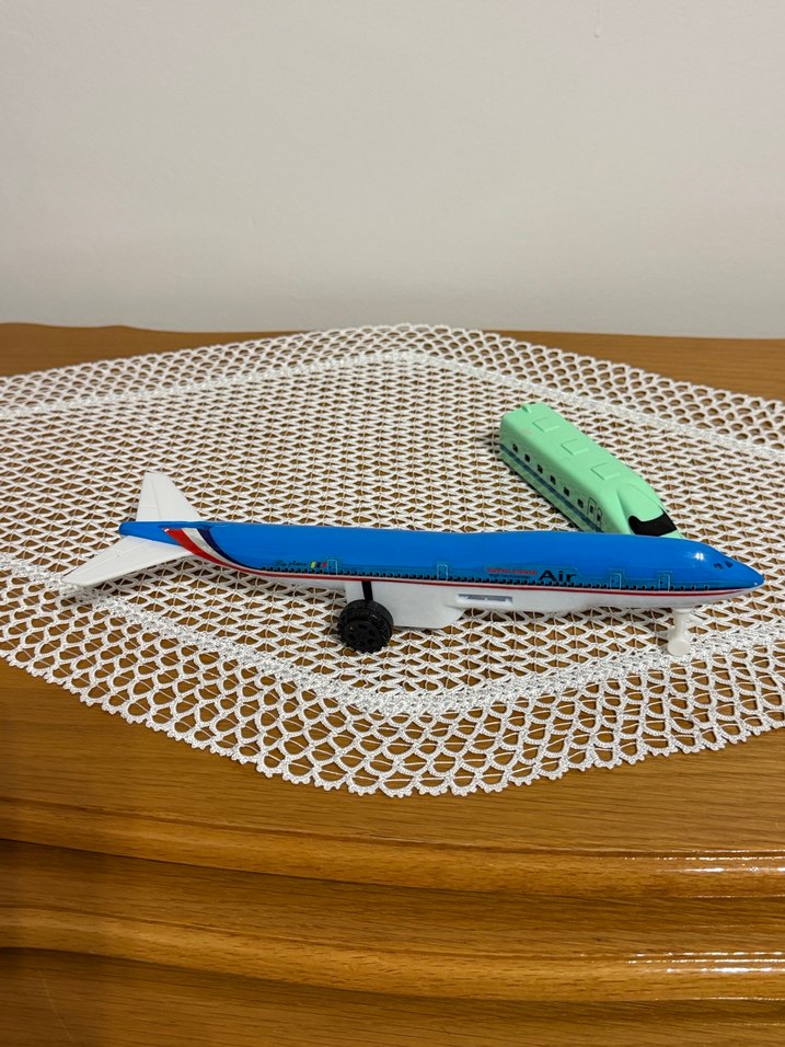 Renkli Turkuaz Model Uçak Kiti - Görsel 3