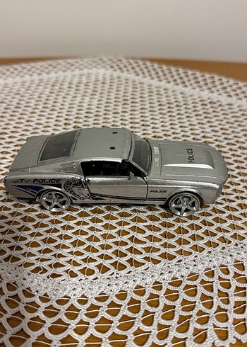 Gri Metalik Polis Oyuncak Araba - Görsel 2