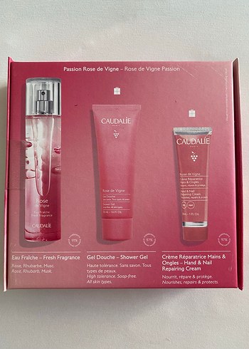  Beden Caudalie Rose de Vigne Kadın Parfüm Seti