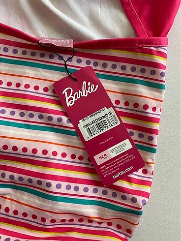 5 Yaş Beden pembe Renk Barbie Kız Çocuk Mayo 5-6 Yaş